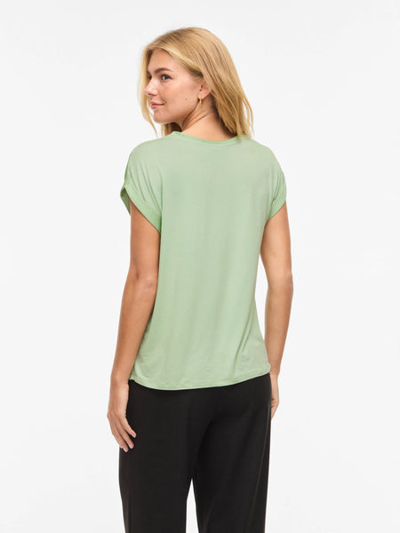 Top Viellette Smoke Green | Vila