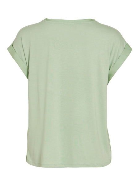 Top Viellette Smoke Green | Vila
