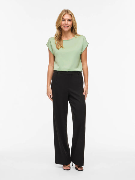Top Viellette Smoke Green | Vila