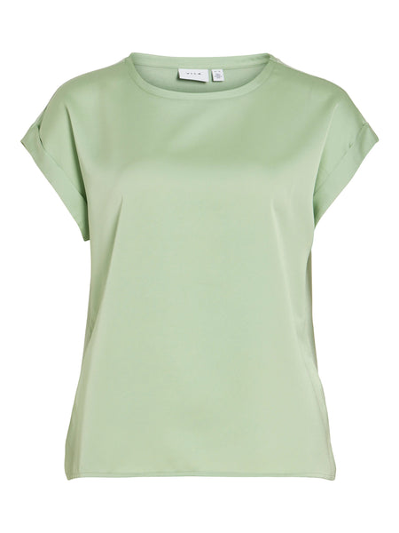Top Viellette Smoke Green | Vila