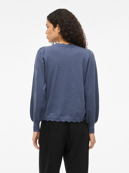 Trui Viemi Vintage Indigo | Vila