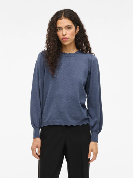 Trui Viemi Vintage Indigo | Vila
