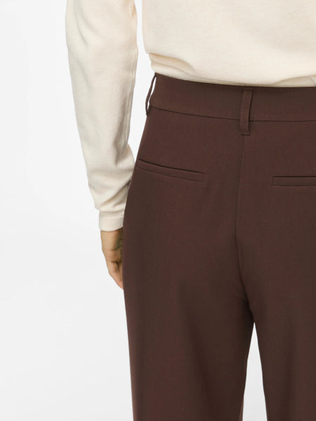 Broek Viemmi Straight Leg Coffee Bean | Vila