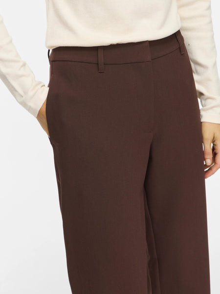 Broek Viemmi Straight Leg Coffee Bean | Vila