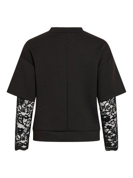 Trui Visiffi Lace Black | Vila