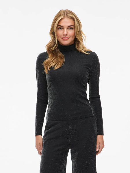 Top Vieleinas Black Glitter | Vila
