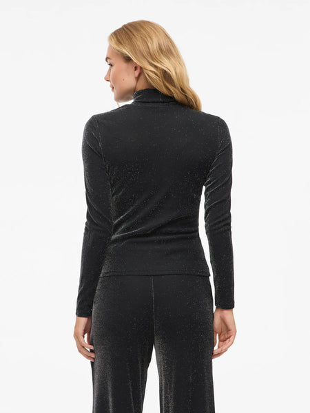 Top Vieleinas Black Glitter | Vila