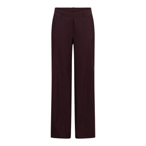 Heavy Travel Broek Patrice Aubergine | &Co Woman