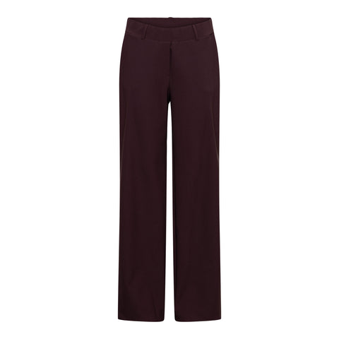 Heavy Travel Broek Patrice Aubergine | &Co Woman