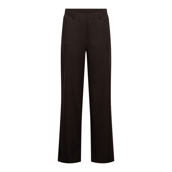 Heavy Travel Broek Straight Patrice Dark Chocolate | &Co Woman