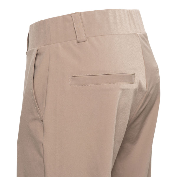 Travel Broek Straight Paulien Taupe | &Co Woman