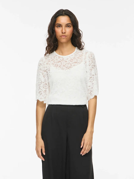 Lace Top Vistacia | Vila