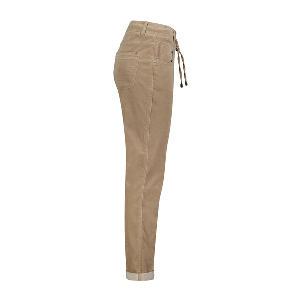 Broek Tessy Velvet Taupe | Red Button