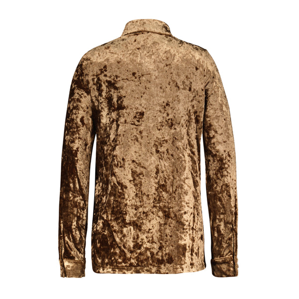 Blouse Bobie Velvet Cognac | Red Button