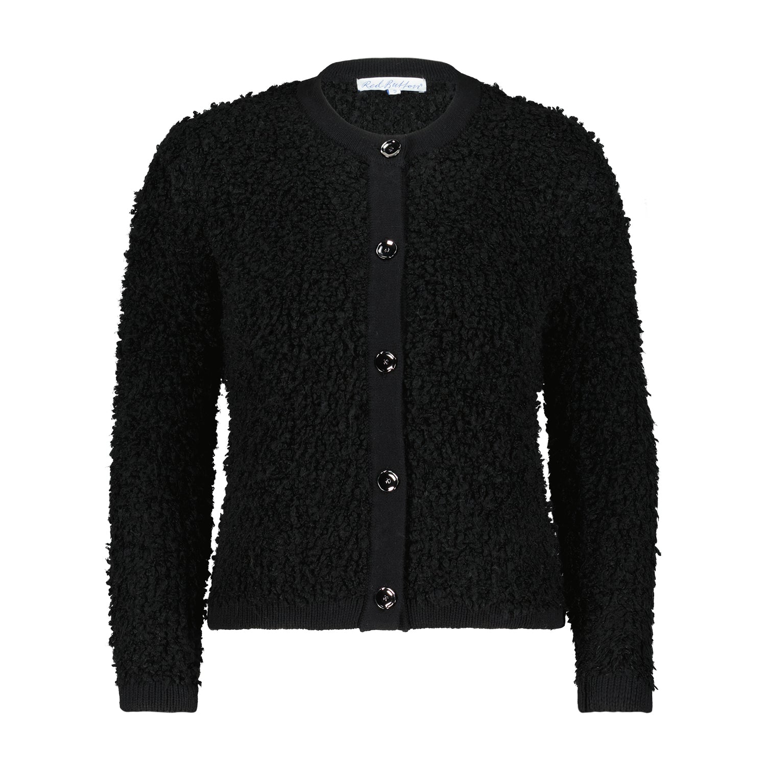 Vest Jolie Boucle Black | Red Button