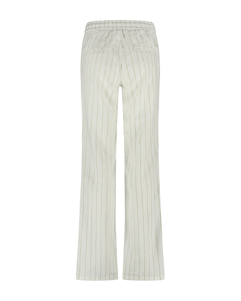 Broek Colette Linnen Stripe | Red Button