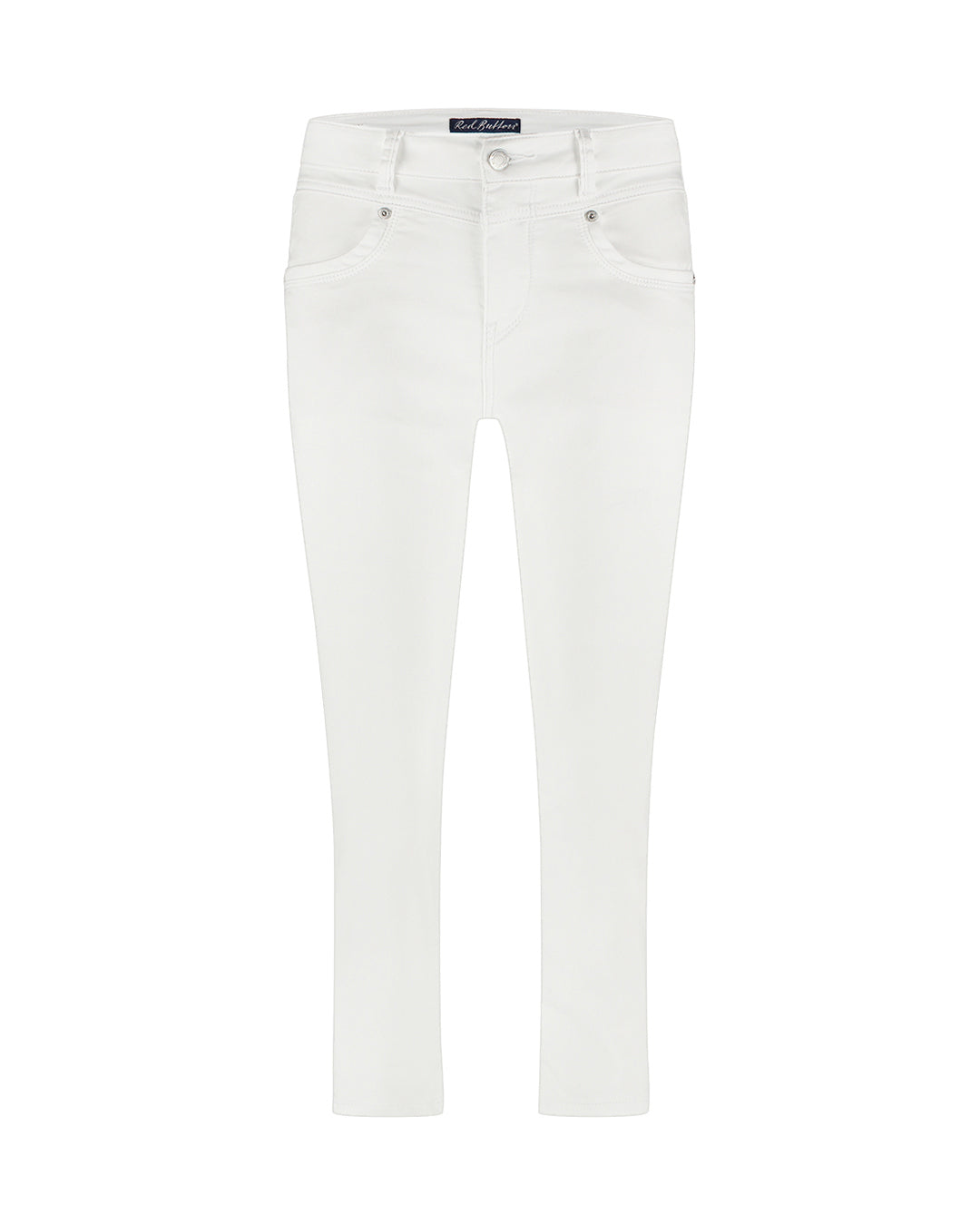 Capri Suze Jog White| Red Button