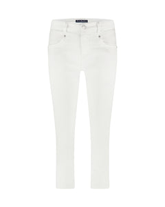 Capri Suze Jog White| Red Button