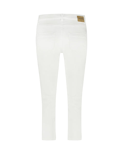 Capri Suze Jog White| Red Button