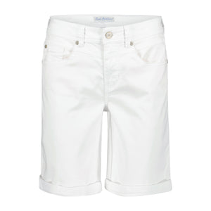 Short Relax Jog White | Red Button