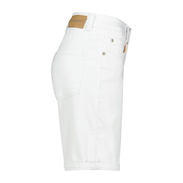 Short Relax Jog White | Red Button