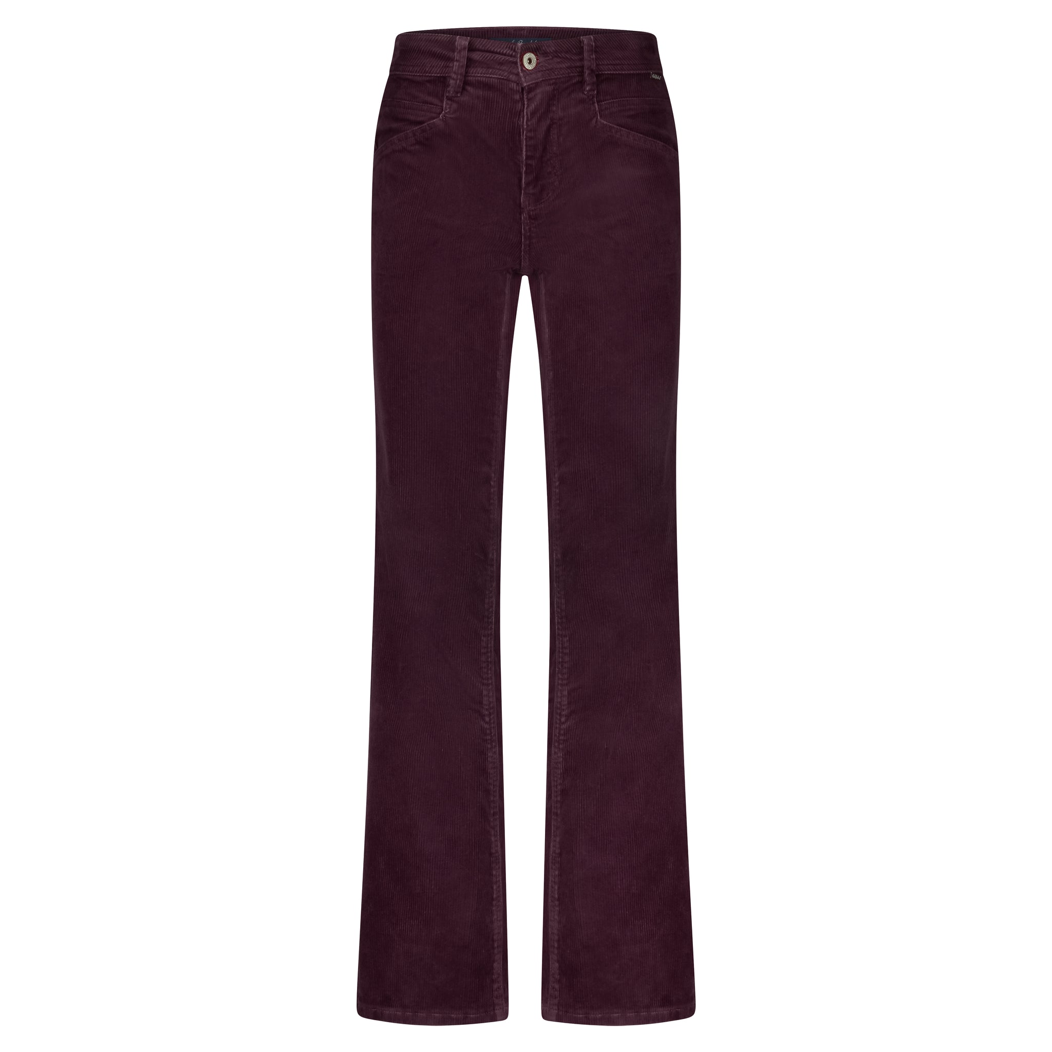 Broek Bibette Cord Aubergine | Red Button
