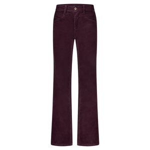 Broek Bibette Cord Aubergine | Red Button