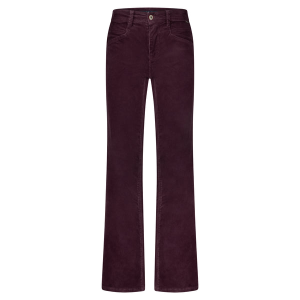 Broek Bibette Cord Aubergine | Red Button