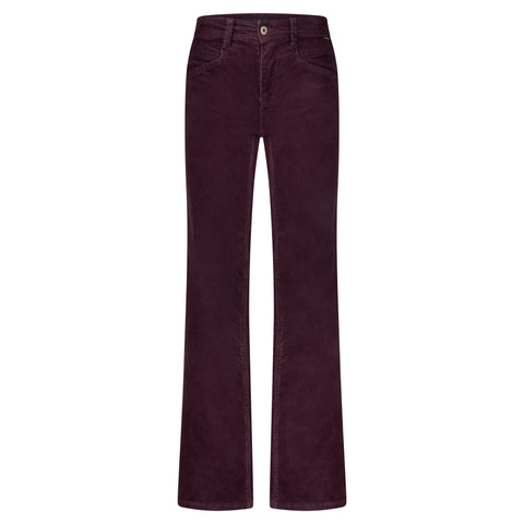 Broek Bibette Cord Aubergine | Red Button