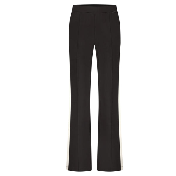 Broek Colette Sidetape Black | Red Button