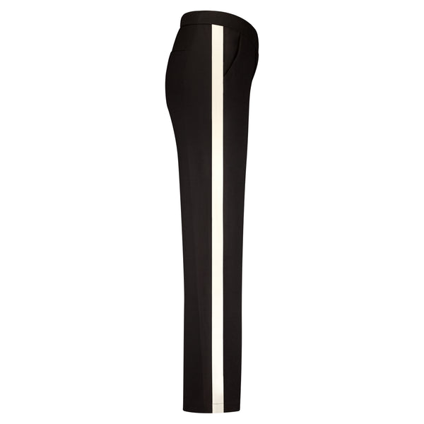 Broek Colette Sidetape Black | Red Button