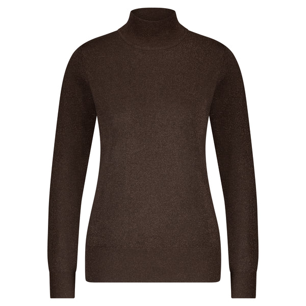 Trui Turtle Sparkle Brown | Red Button