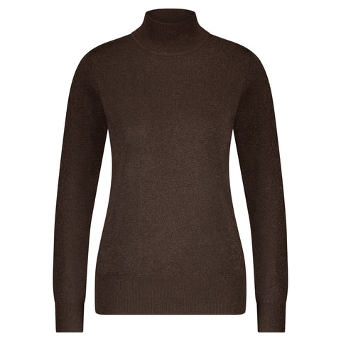 Trui Turtle Sparkle Brown | Red Button