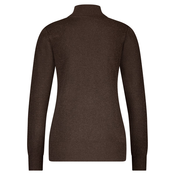 Trui Turtle Sparkle Brown | Red Button