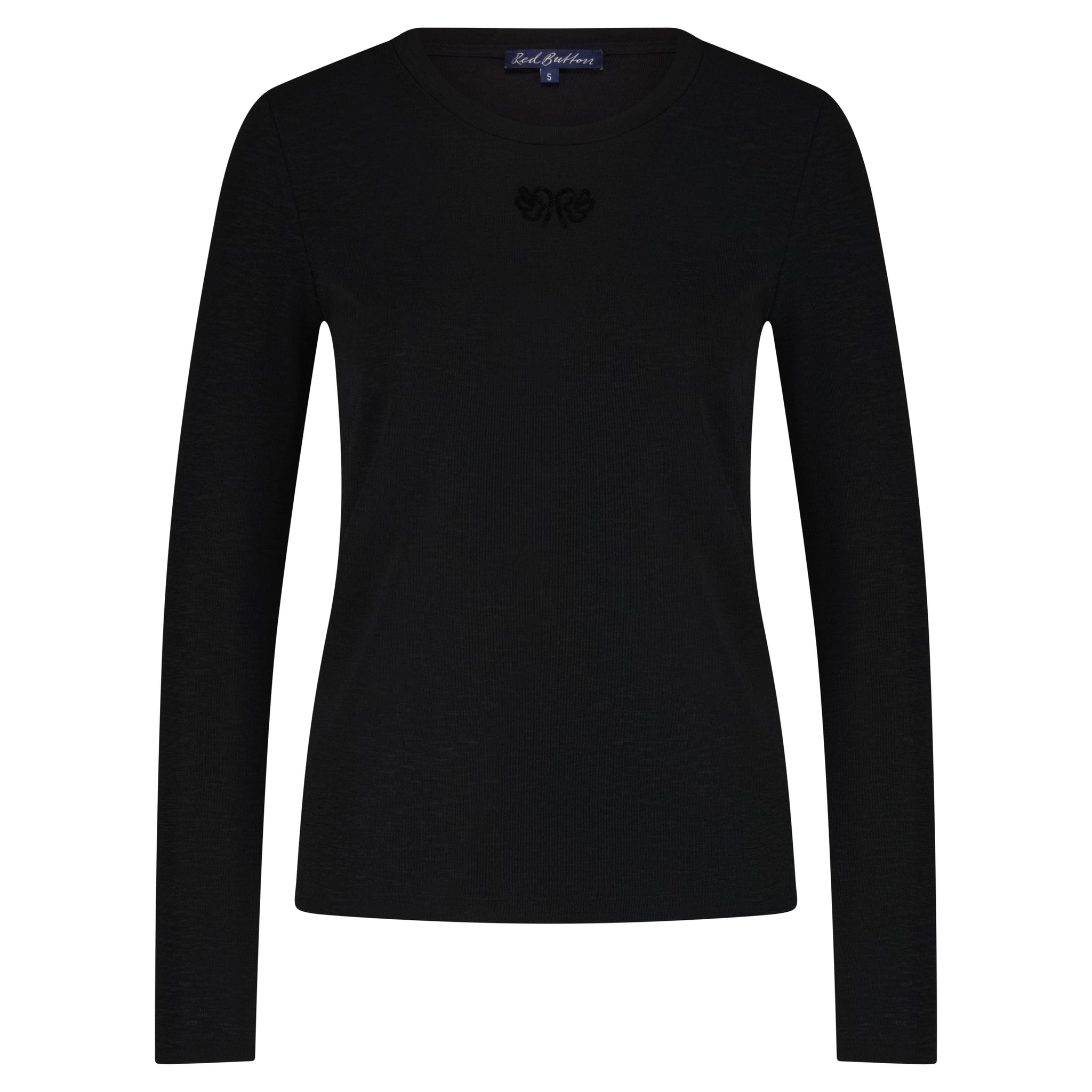 Top Logo Black | Red Button