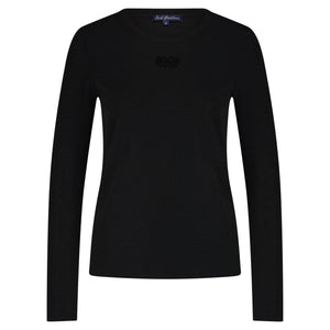 Top Logo Black | Red Button