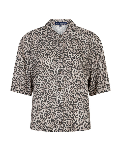 Blouse Nora Leopard | Red Button
