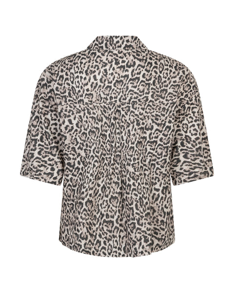 Blouse Nora Leopard | Red Button
