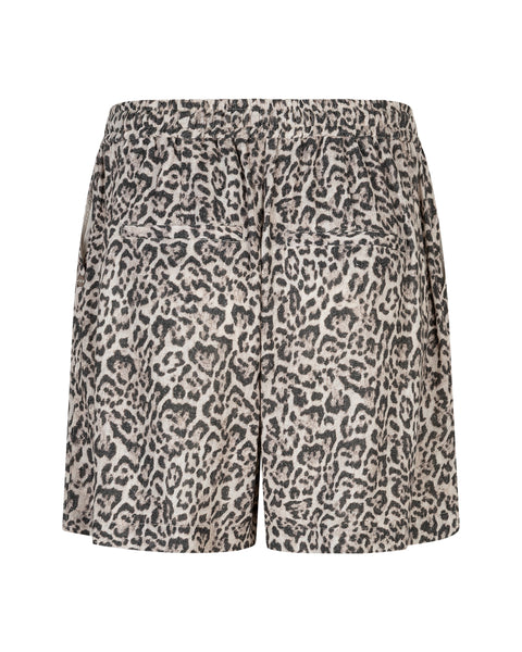Short Claudette Leopard | Red Button