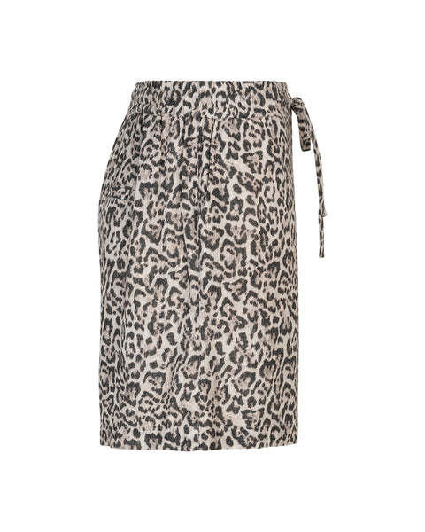 Short Claudette Leopard | Red Button