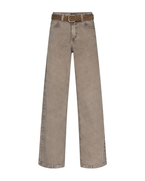 Broek Colette Twill Truffle | Red Button