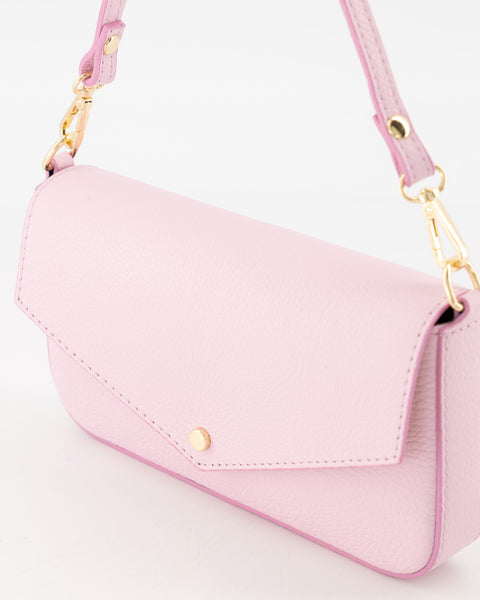 Tas Brandy Leer | Lilac Pink