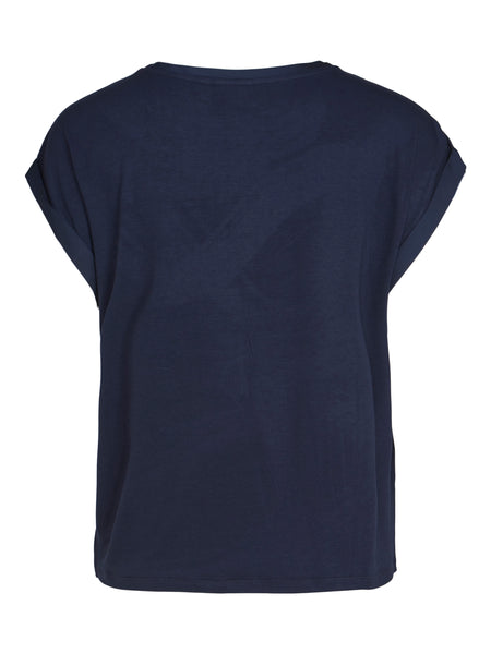 Top Viellette Navy | Vila