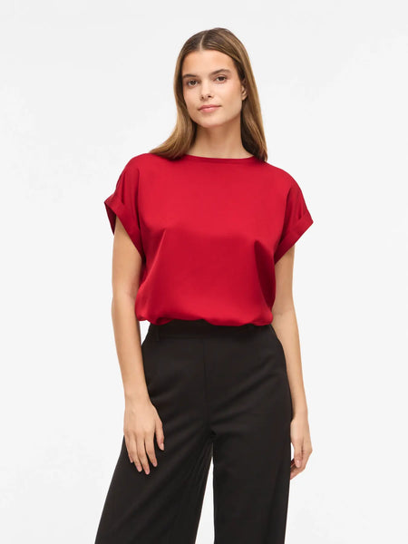 Top Viellette Savvy Red | Vila