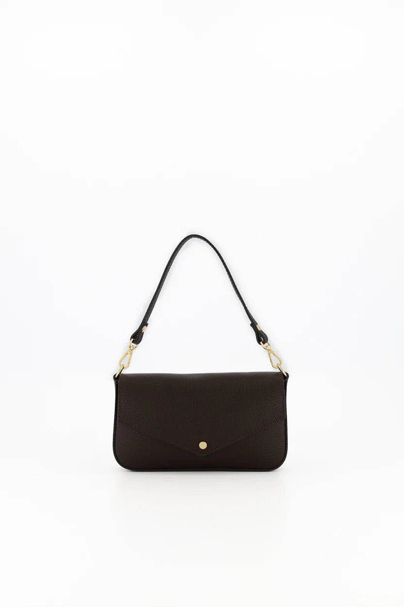 Tas Brandy Leer | Donker Bruin