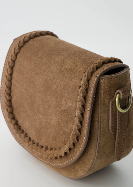 Tas Chelsea Crossbody Suede | Taupe