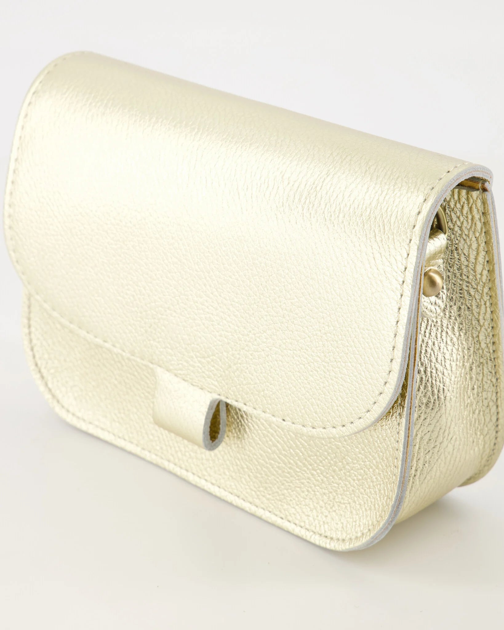 Tas Flora Leer | Goud