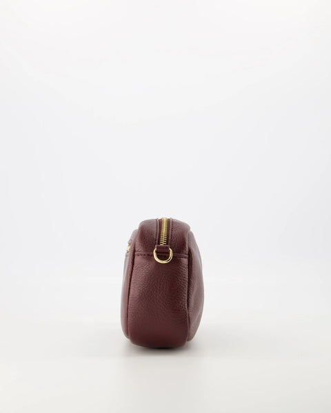 Tas Irene Leer | Burgundy