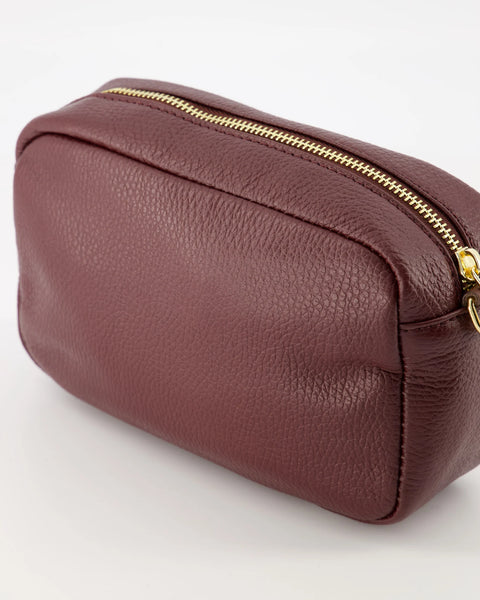 Tas Irene Leer | Burgundy