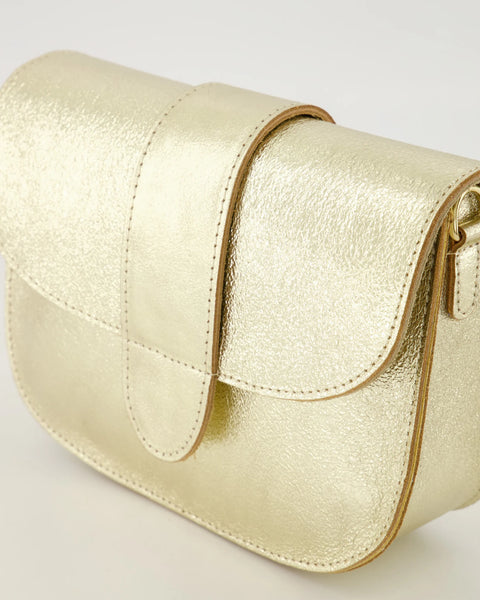 Tas Maan Leer | Goud